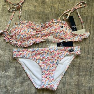 NWT floral bikini set